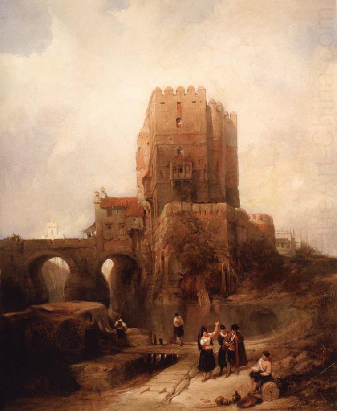 Doorish Tower on the Bridge at Cordoba, David Roberts